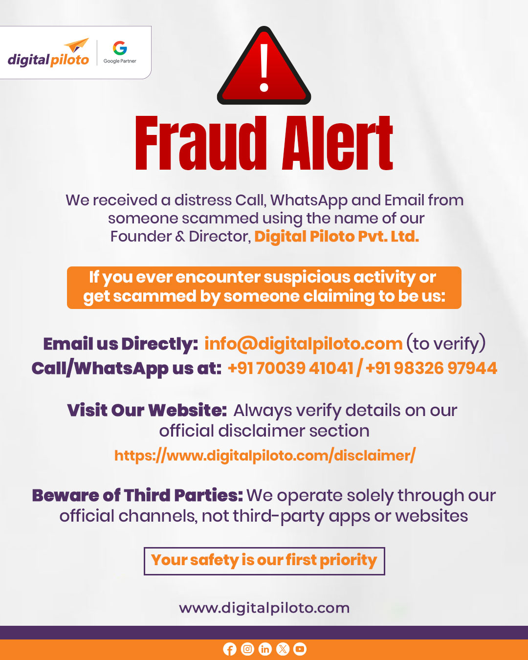 Important announcement